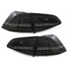 2x Feux arrières adaptables sur GOLF VII 7 GTI R-Design Fumés avec clignotants dynamiques (13-17)