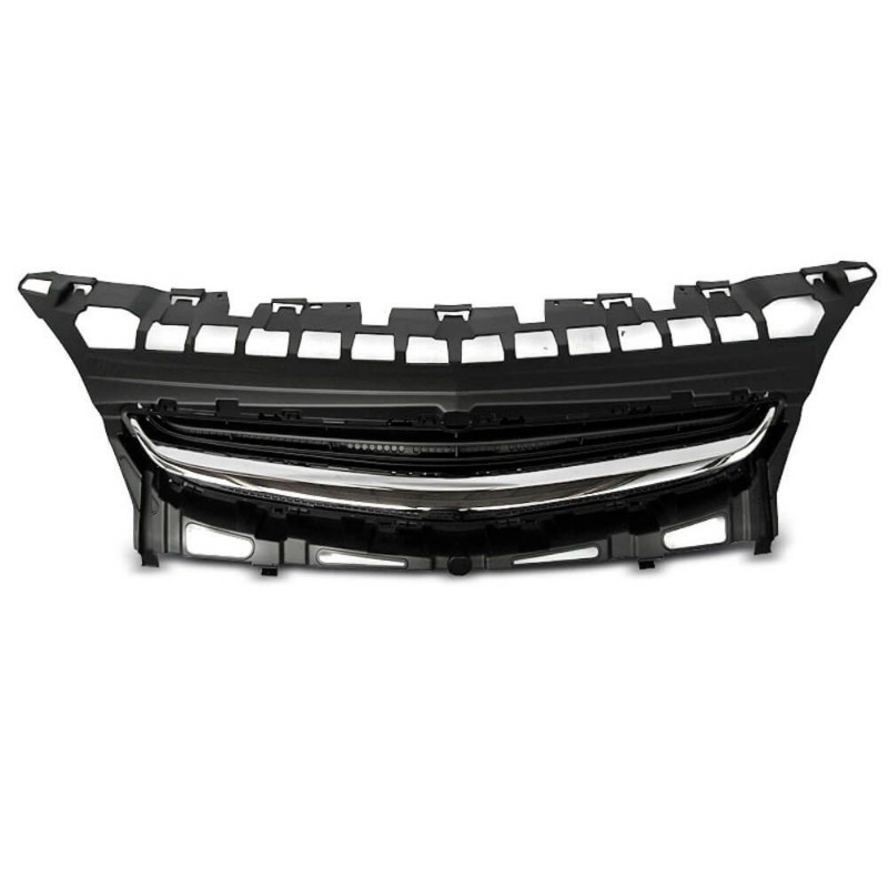 Calandre Opel Astra J Noir / Chrome (12-15)