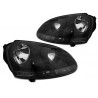 2x Phares adaptables sur Volkswagen Golf V 5 look Black (03-09)