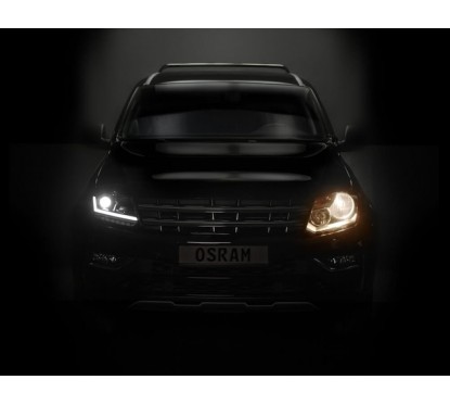 2x Phares LED Osram adaptable sur Vw Amarok clignotants dynamiques Noir (10-16)