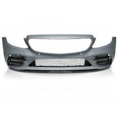 Pare chocs avant + grilles Look Pack AMG Mercedes Classe C W205 S205 (18+)