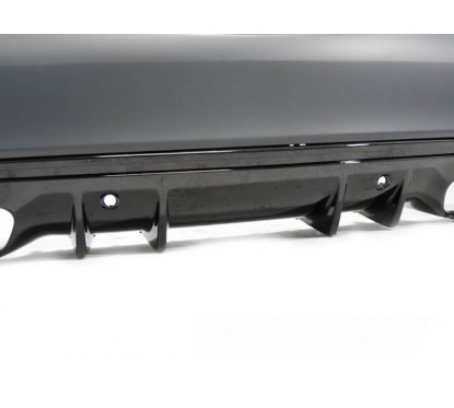 Pare Choc + Diffuseur arrière Mercedes Classe C W205 Look C63 (18-20)
