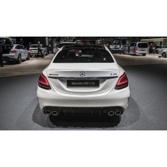Pare Choc + Diffuseur arrière Mercedes Classe C W205 Look C43 (18-20)