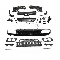 Pare Choc + Diffuseur arrière Mercedes Classe C W205 Look C43 (18-20)