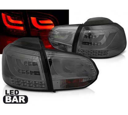 2x Feux à LED adaptables sur Golf VI 6 fumés Léger (08-12)