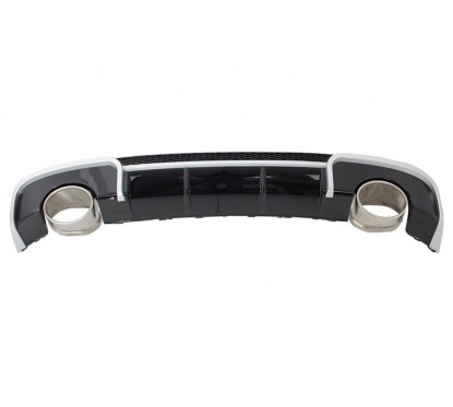Diffuseur arriere + embouts d'echappements Audi A3 sportback 8V 12-15 Look RS3