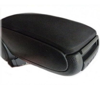 Accoudoir adaptable sur Vw Golf VI, Scirocco, Eos Tissu Noir
