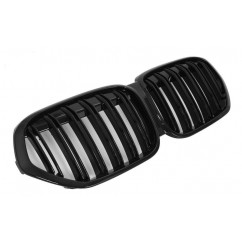 2x Grilles de calandre noire brillant BMW X1 F48 (19+) M Performance
