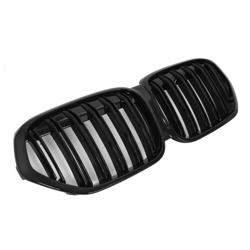 2x Grilles de calandre noire brillant BMW X1 F48 (19+) M Performance