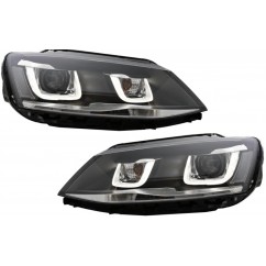 2x Phares Volkswagen Jetta MK6 LED Look Xenon (11-17)