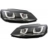 2x Phares Volkswagen Jetta MK6 LED Look Xenon (11-17)
