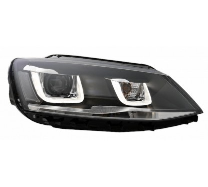 2x Phares adaptable sur Volkswagen Jetta MK6 LED Look Xenon (11-17)