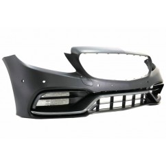 Pare chocs avant Look C63 AMG Facelift Mercedes Classe C W205 S205 (14-20)