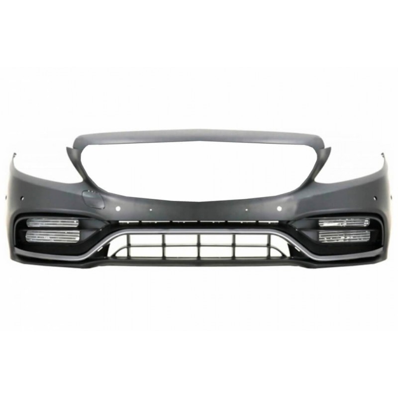Pare chocs avant Look C63 AMG Facelift Mercedes Classe C W205 C205 (14-20)