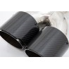2x embouts d'échappements Carbone BMW Universel