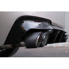 2x embouts d'échappements Carbone BMW Universel (Sorties 61mm)
