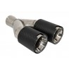 2x embouts d'échappements Carbone BMW Universel (Sortie 60mm)
