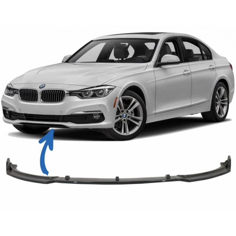 Rajout de pare choc noir brillant Bmw Série 3 F30 F31 (avec pare choc standard) 11-19
