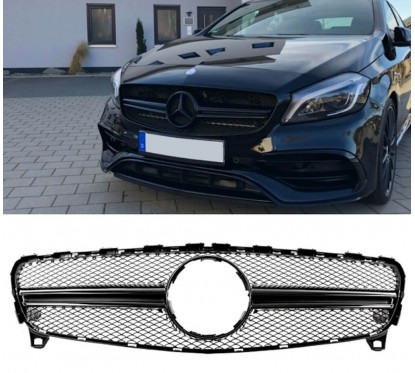 Calandre Mercedes Classe A W176 AMG Black 15-18