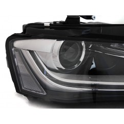 2x Phares avants LED Look Xenon Audi A4 B8 (12-15)