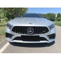 Grille de calandre Mercedes Classe CLS C257 Panamericana Look AMG 18+ NOIR ET CHROME