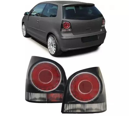 2x Feux arrières Fumés adaptables sur Volkswagen Polo 9N3 (05-09)