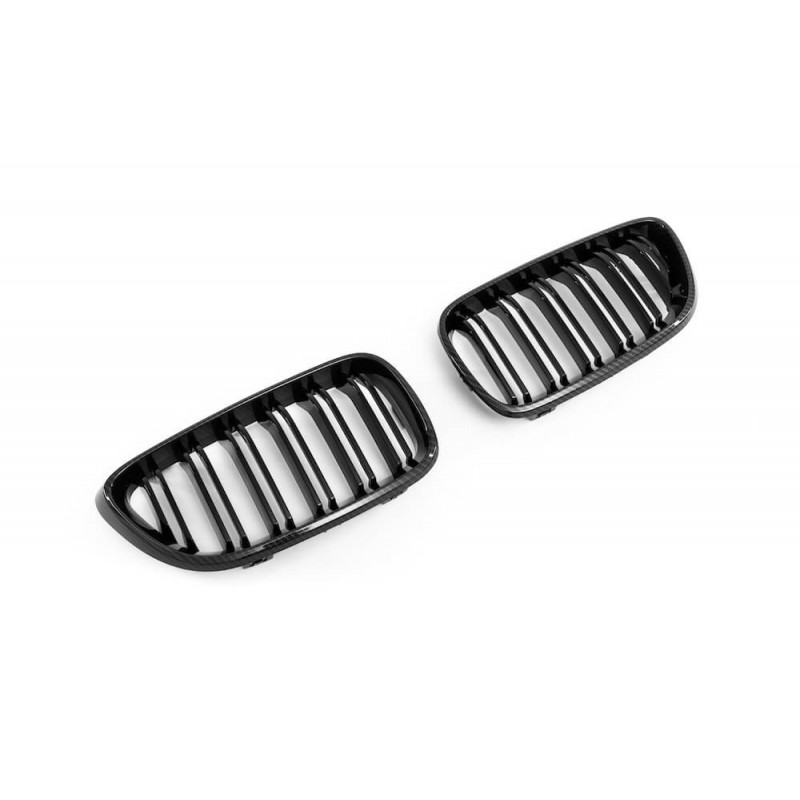 2x Grilles de Calandre BMW Série 2 F22 F23 Carbone M Performance (13-19)