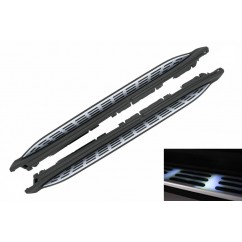2x Marches pieds Mercedes GLS SUV X167 (20+) avec LED