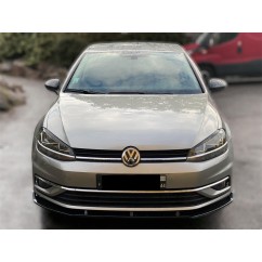 Rajout de pare-choc avant Noir brillant Vw Golf VII 7
