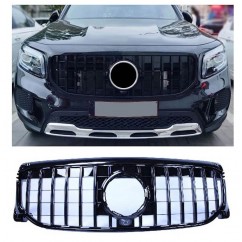 Calandre noir brillante Mercedes Classe GLB X247 look Panamericana AMG GT 19+