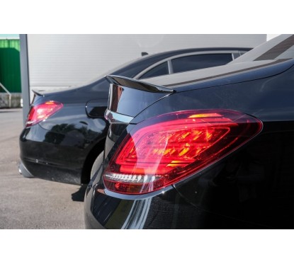 Becquet Mercedes Classe C berline W205 peint Noir brillant (14-21)