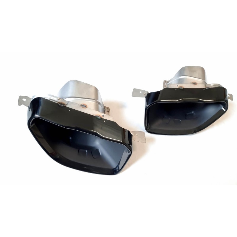 2x embouts d'échappements Noir BMW Série 3 G20 G21 Look M Performance
