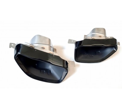 2x embouts d'échappements Noir BMW Série 3 G20 G21 Look M Performance