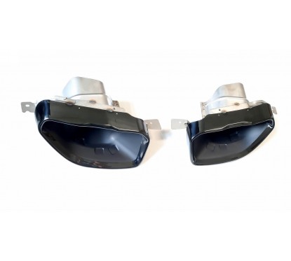 2x embouts d'échappements Noir BMW Série 3 G20 G21 Look M Performance