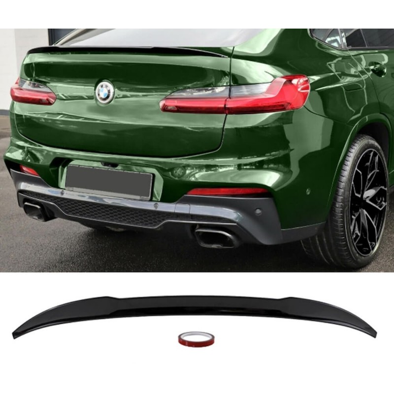 Becquet noir brillant pour BMW X4 G02 M Performance (18+)