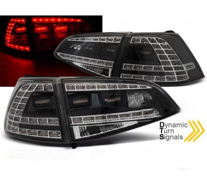 2x Feux arrieres LED R-Design Golf VII 7 sans clignotants dynamiques 13-17