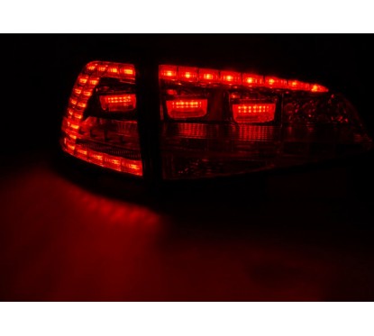 2x Feux arrières LED Fumés adaptables sur Golf VII 7 avec clignotants dynamiques (13-17)