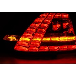 2x Feux arrières LED Fumés adaptables sur Golf VII 7 avec clignotants dynamiques (13-17)