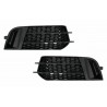 2x Grilles de pare choc avant Audi A1 Look RS1 Noir brillant (10-15)