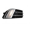 2x Grilles de pare choc avant Audi A1 Look RS1 Alu brossé (10-15)