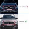 Calandre Panamericana AMG Noir et chrome Mercedes GLA H247 20+ (avec Pack AMG)