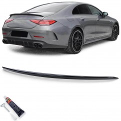 Becquet Mercedes CLS C257 Noir brillant 17+