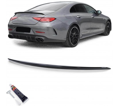 Becquet Mercedes CLS C257 Noir brillant 17+