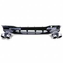 Diffuseur arrière et embouts d'échappement chrome Mercedes Classe CLA C118 (19+)
