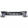Diffuseur arrière et embouts d'échappement chrome Mercedes Classe CLA C118 (19+)