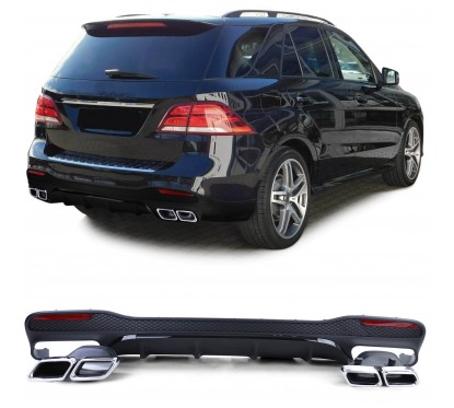 Diffuseur arriere GLE W166 Facelift Look GLE63 15-19