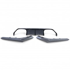 Diffuseur arriere noir brillant BMW serie 3 F30 F31 look M Performance 11+
