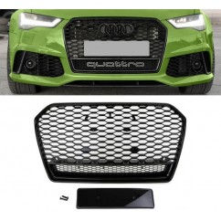 Calandre Audi A6 4G C7 Noir Look RS6 (14-19)