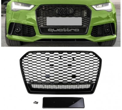 Calandre Audi A6 4G C7 Noir Look RS6 (14-19)