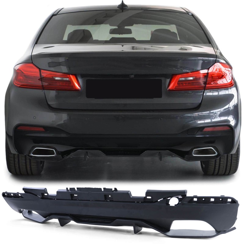Diffuseur arrière BMW Serie 5 G30 G38 Noir Mat M Performance (16-20)